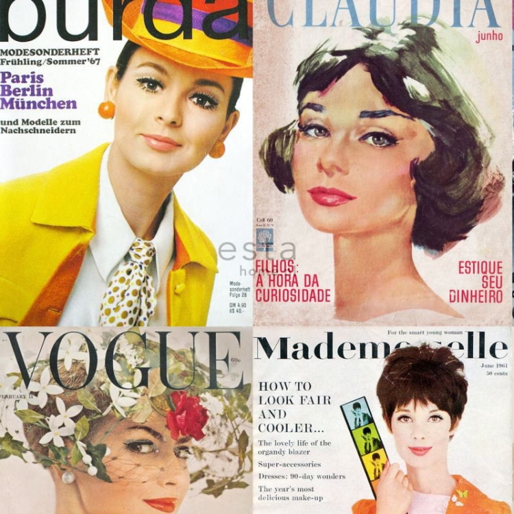 FAB 158104 tapeta ścienna XXL magazine covers