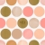 FAB 138858 tapety ścienne large dots peach pink
