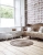 FAB 138850 tapety ścienne wooden light letters sepia brown and light beige