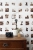 FAB 138845 tapety ścienne polaroid  pictures sepia brown and light beige