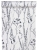 Tapeta A64201 w gałązki Biało-Czarna Skandynawski Styl