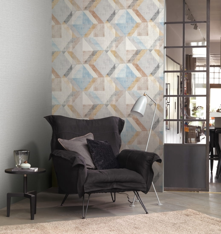 Tapeta 311907 Pastelowa Kolorystyka - Figury Geometryczne