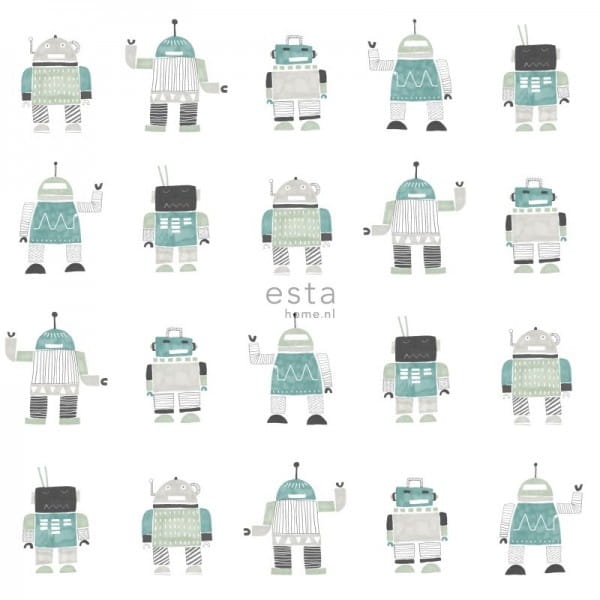 tapeta dziecięca 138938 w roboty