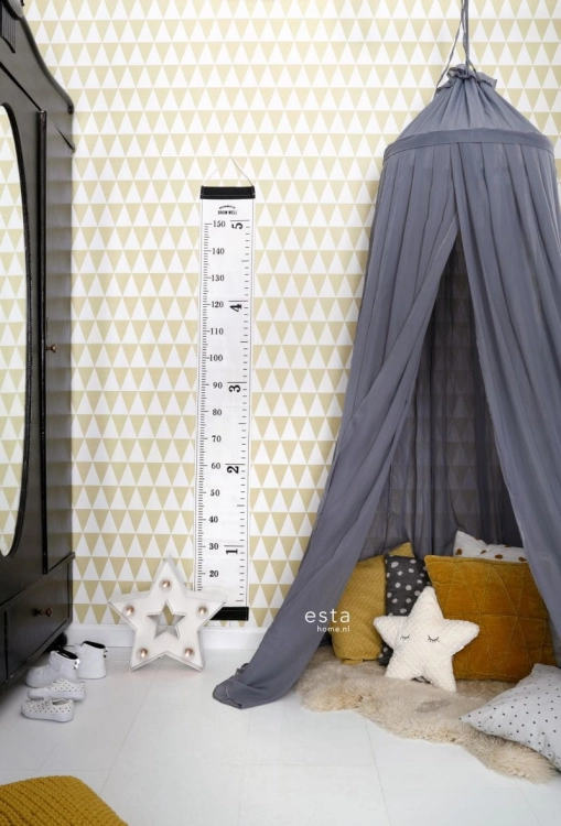 tapeta dziecięca 128863 w trójkąty