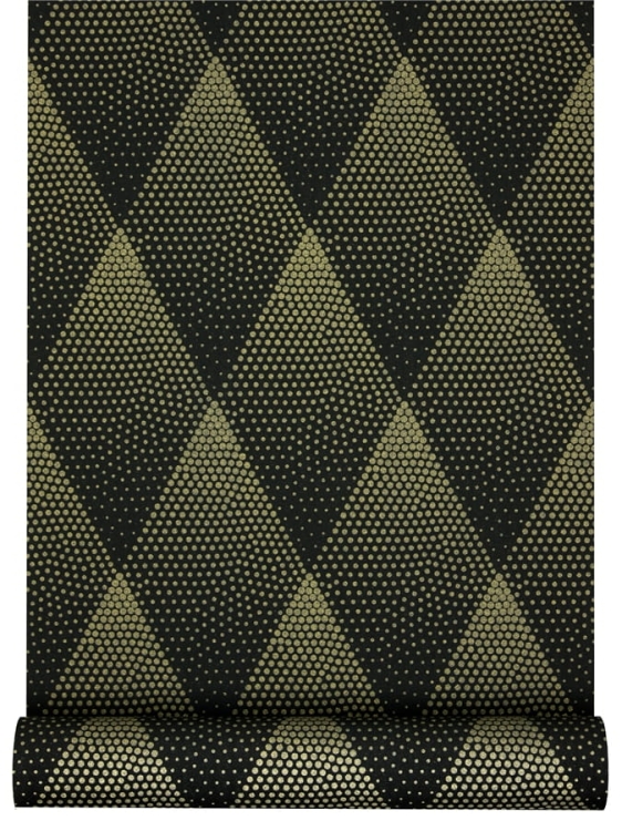 tapeta 37419-3 czarne romby