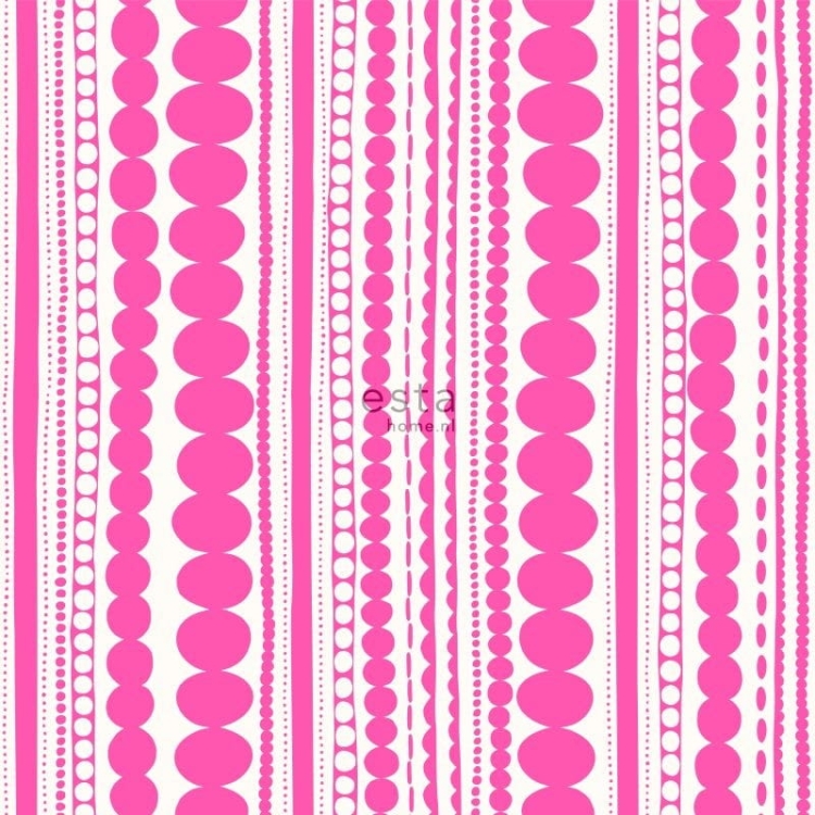 FAB 138837 tapety ścienne beads fuchsia pink