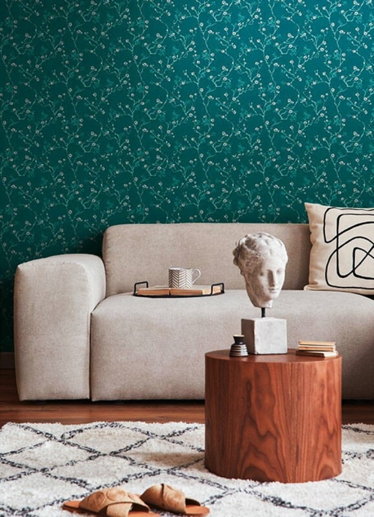 tapeta 38739-4 skandynawski wzór w gałązki