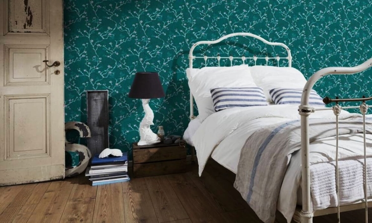 tapeta 38739-4 skandynawski wzór w gałązki