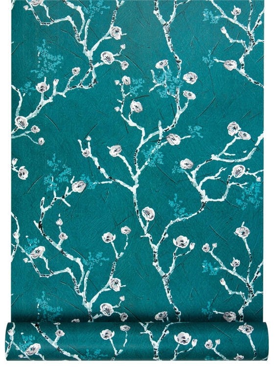 tapeta 38739-4 skandynawski wzór w gałązki