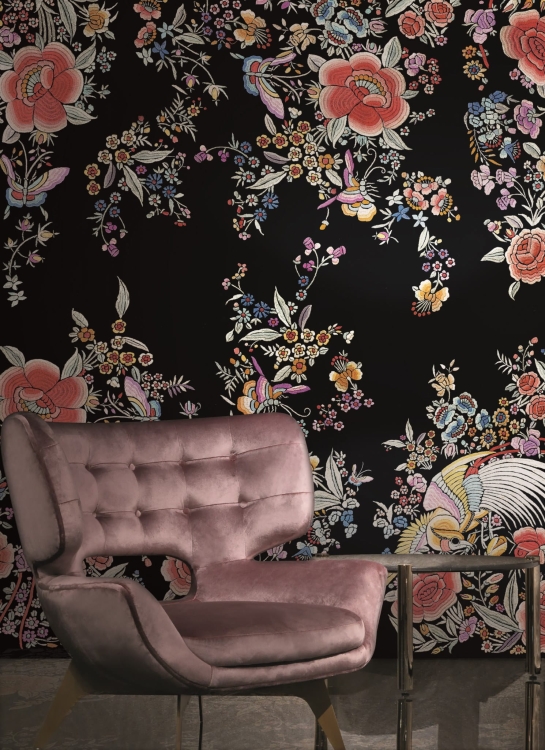 tapeta ekskluzywna RC17204 mural RICAMO FIORITO