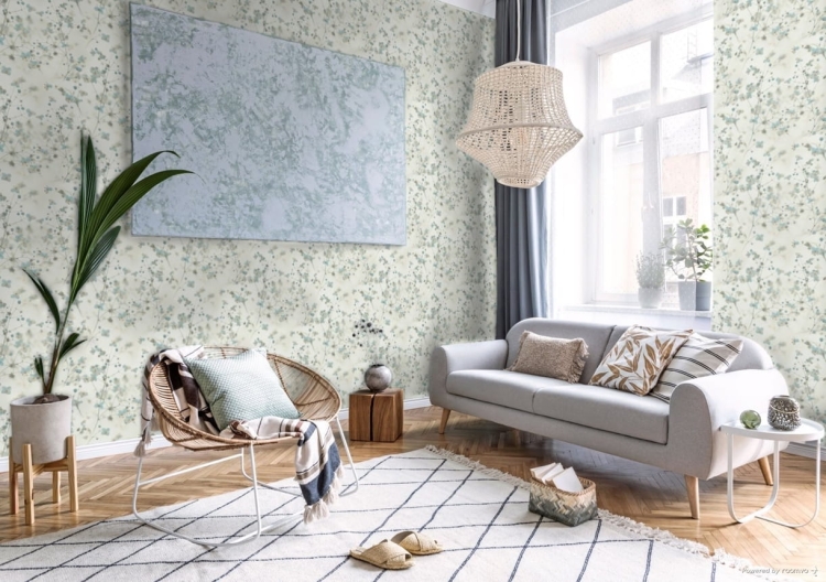 tapeta 38726-2 w drobne kwiaty