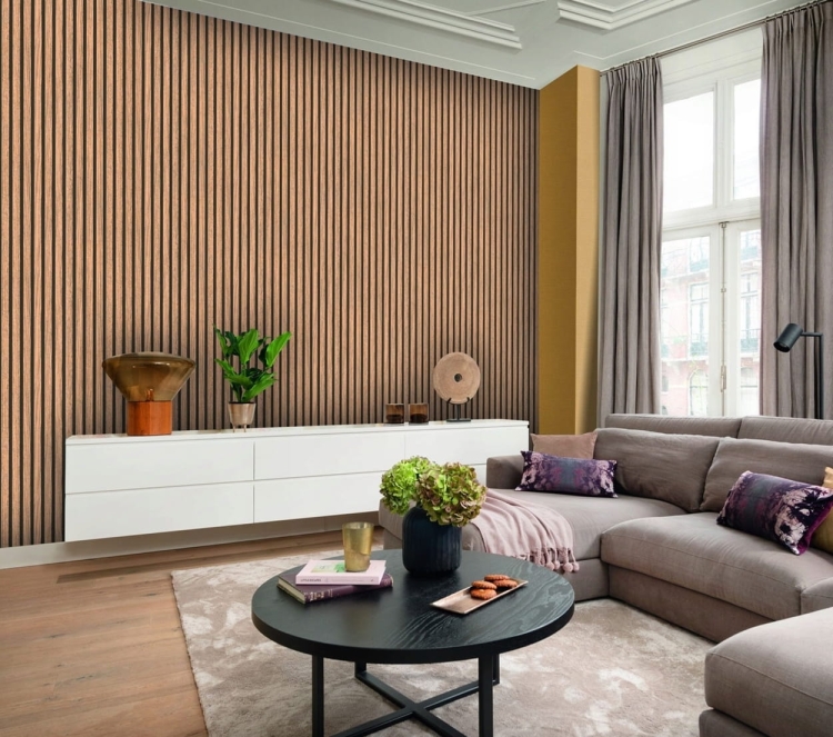 tapeta 278408 w dębowe lamele